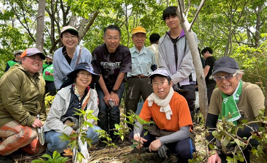 第26回 湘南国際村めぐりの森植樹祭に参加した会員有志